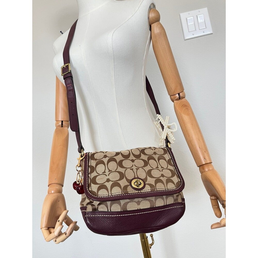 Coach Signature C Monogram Crossbody bag